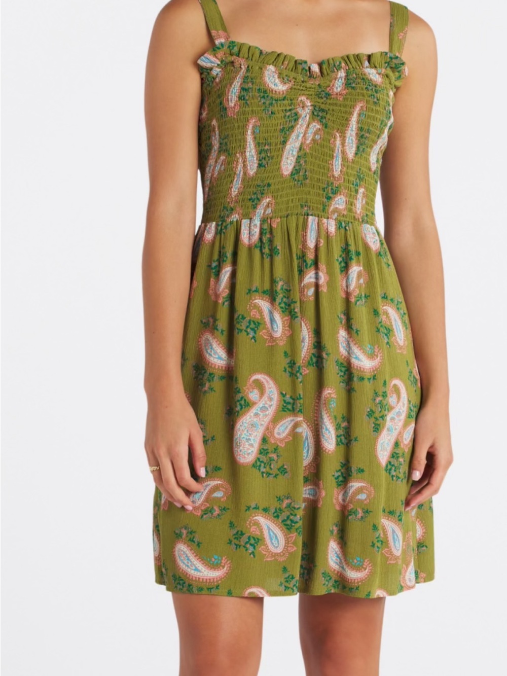 Yara Smocked Sweetheart Dress by Market & Spruce
